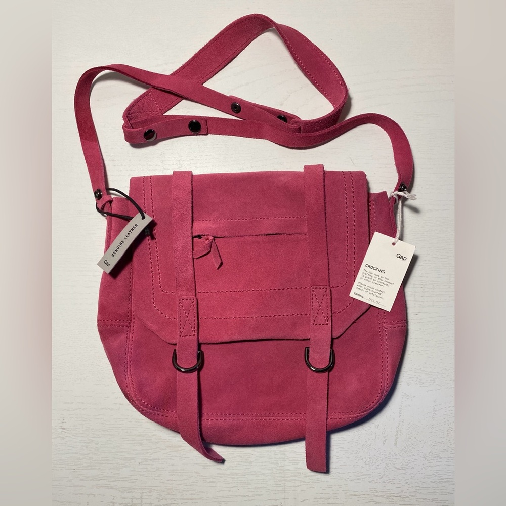 Gap Suede Satchel Crossbody Purse